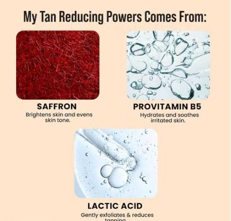 Ghar Soaps Magic De-Tan Face wash I With Sandalwood ,Saffron & Glutathione | Tan Removal, Brightening and Glowing Skin I For All Skin Type Skin I For Man & Women | 100ml